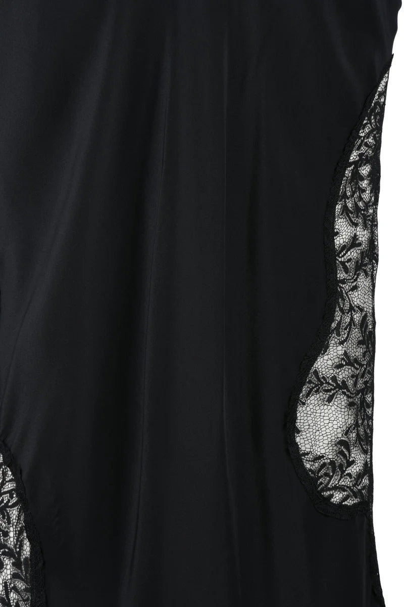 Voile Midi Skirt - Black