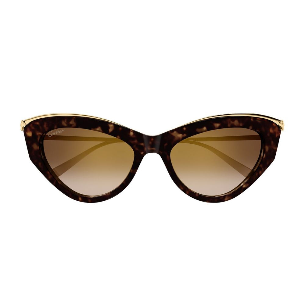 Ct0596S Panthere De Havana Cat-Eye Sunglasses