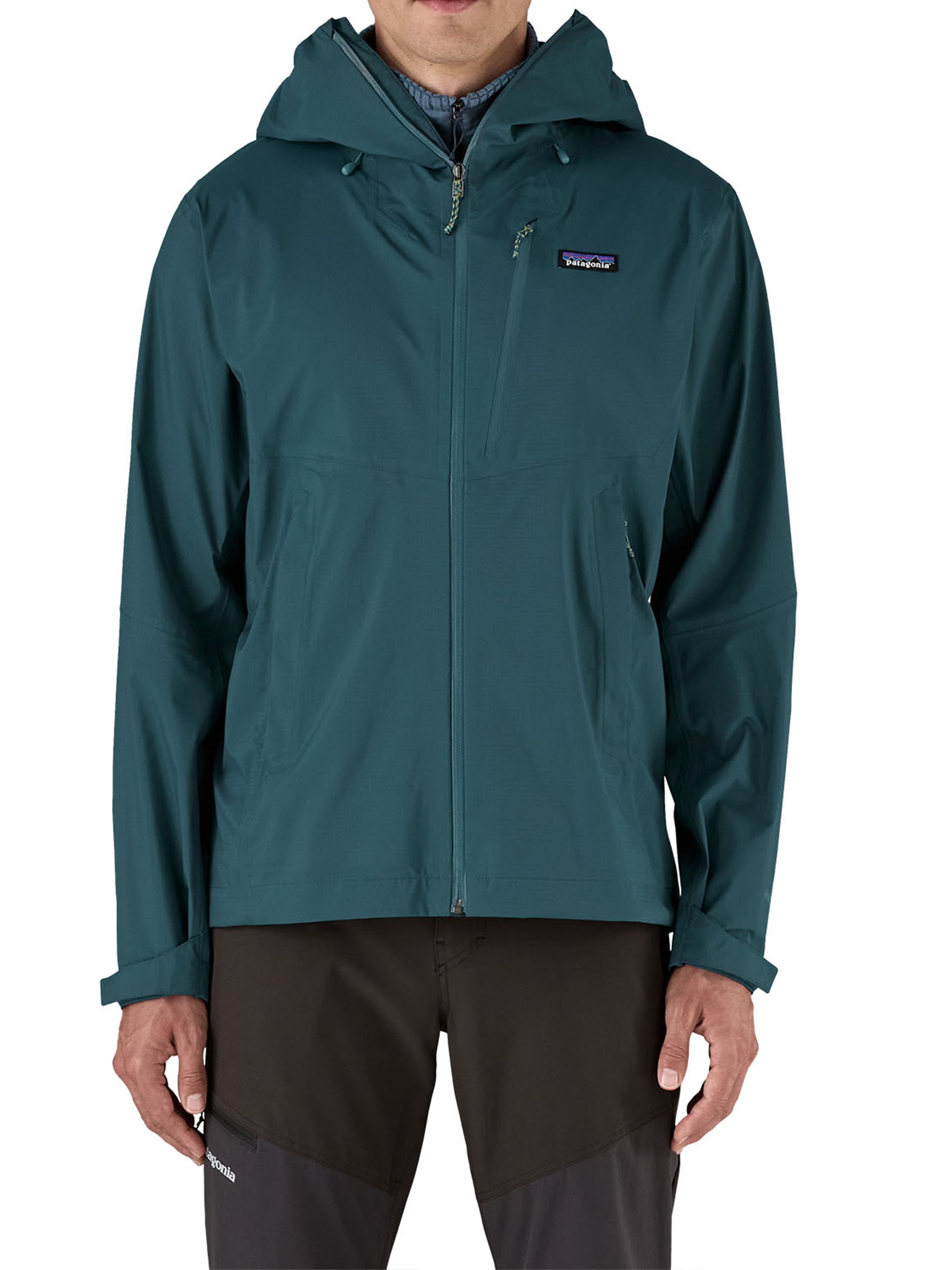 Teal Granite Crest Rain Rain Jacket