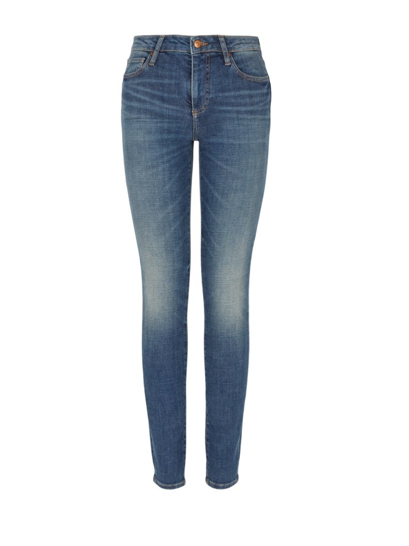 Slim Fit Jeans with Stretch and Iconic Branding