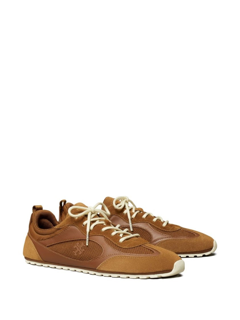 Brown Sneakers with Low-Profile Silhouette