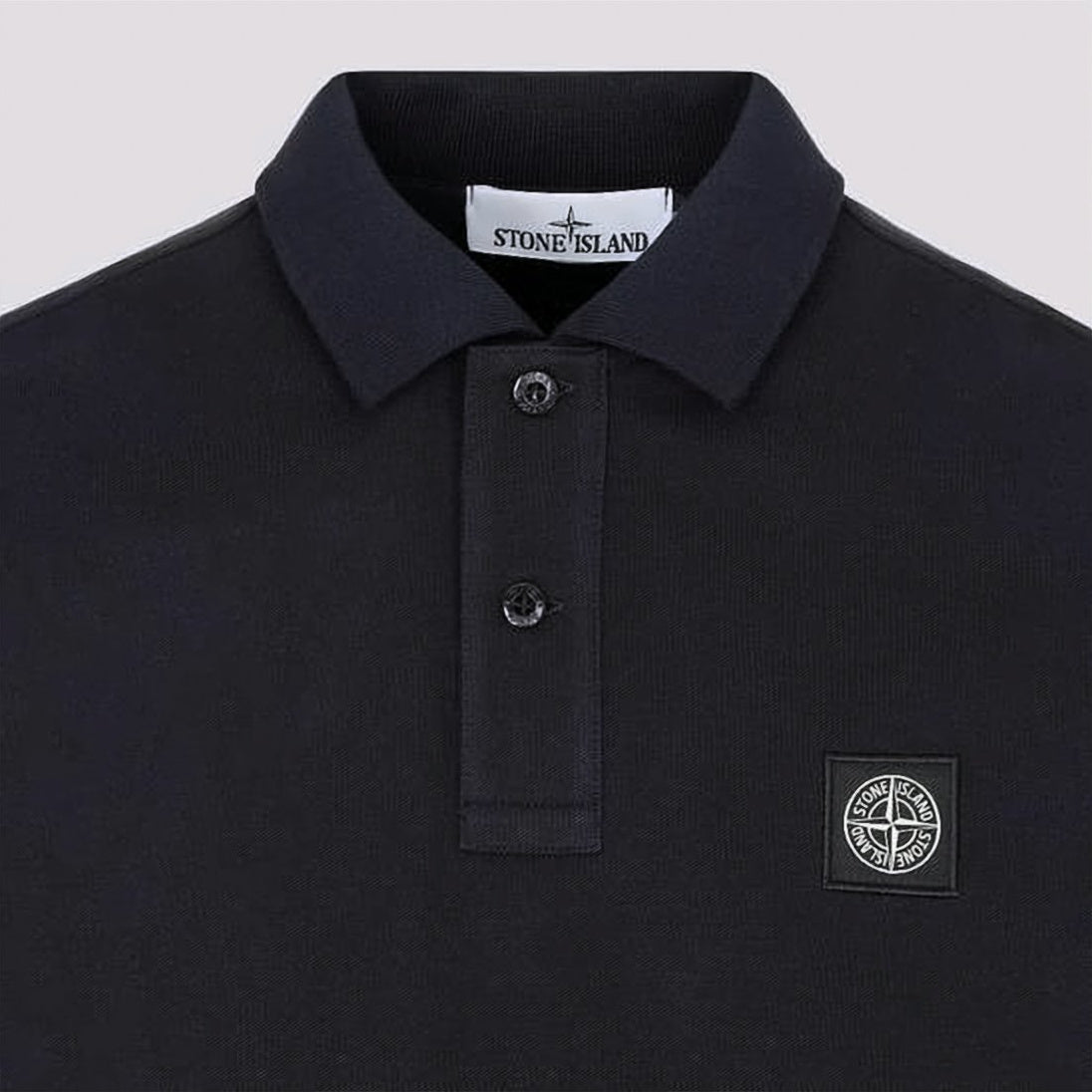 Short-Sleeve Polo Shirt with Ribbed Collar