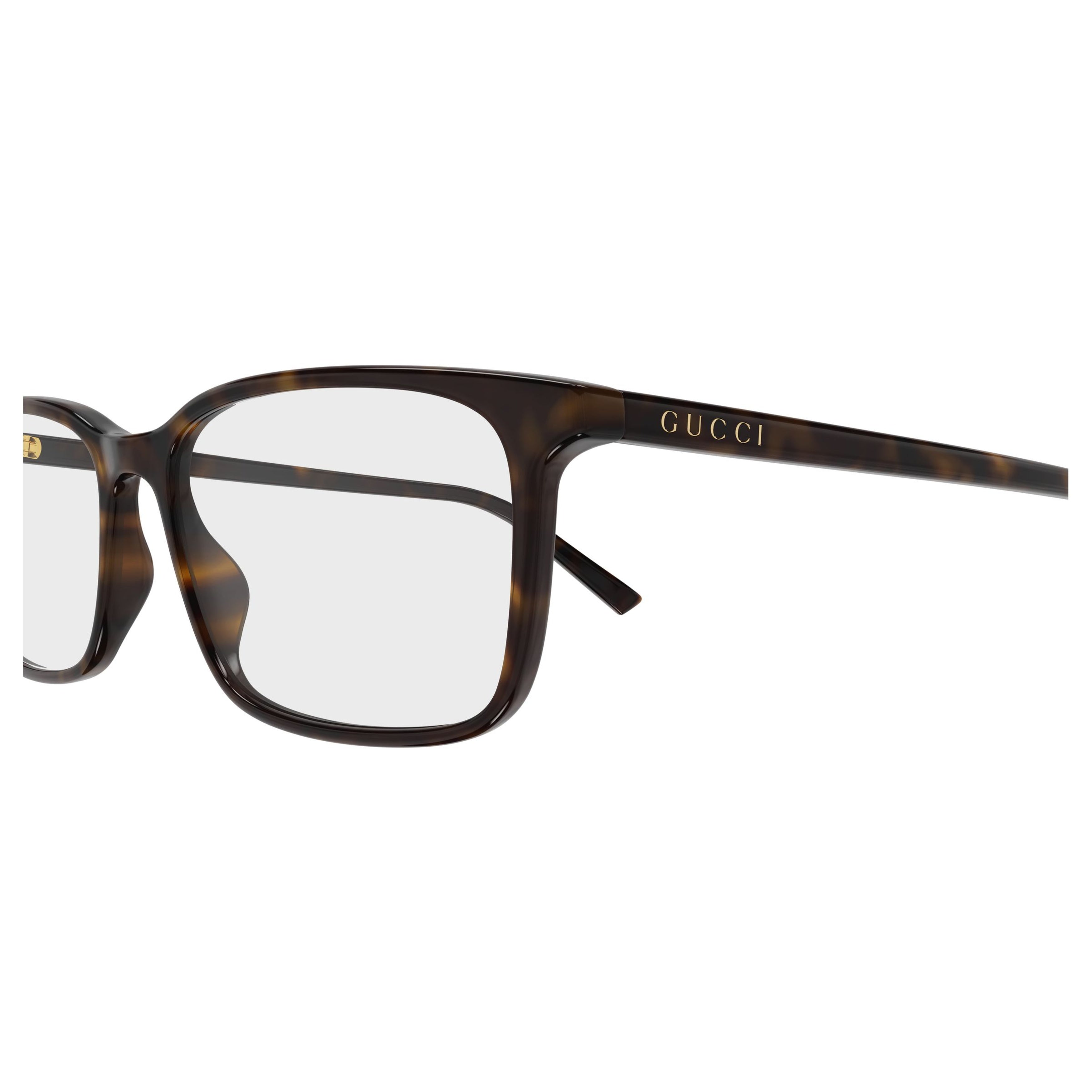 Gg1997o Rectangular Tortoiseshell Frame Eyeglasses