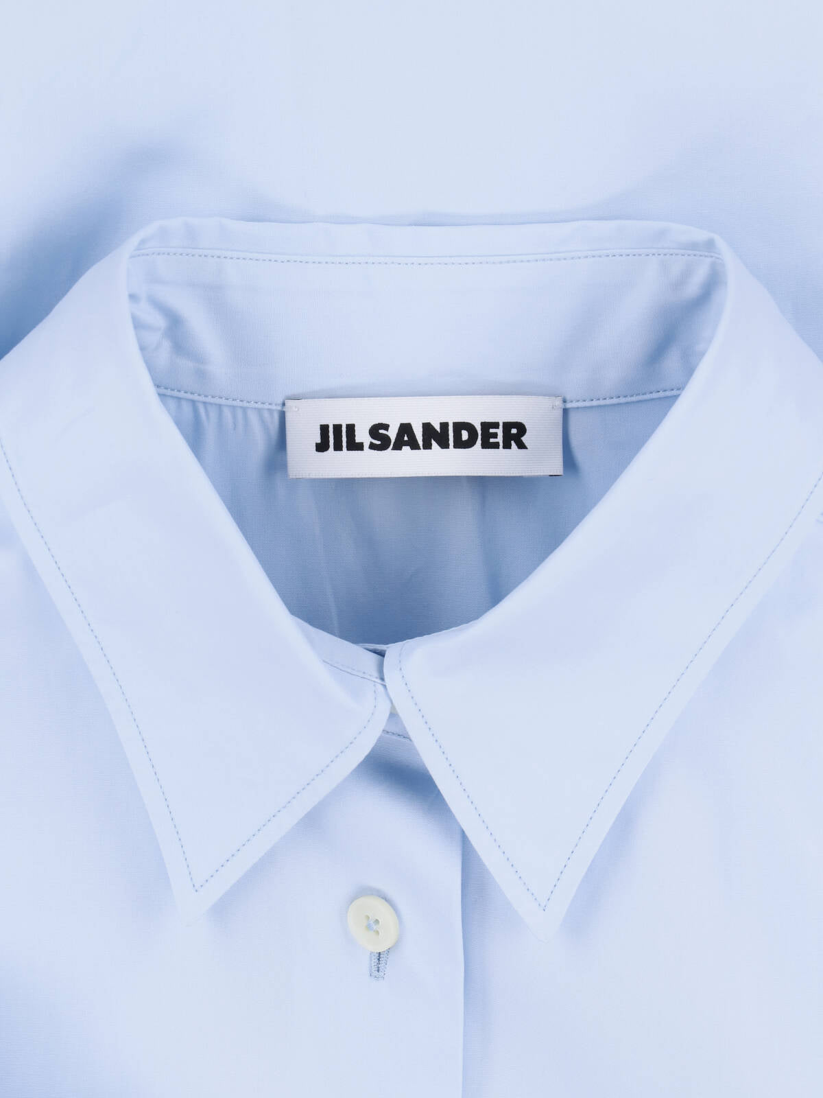 Light Blue Classic Collar Cotton Shirt