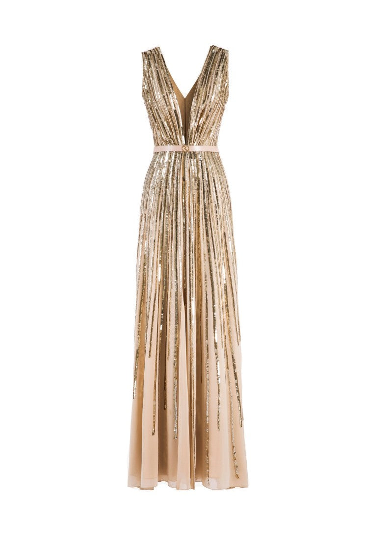 Sequin Long Dress