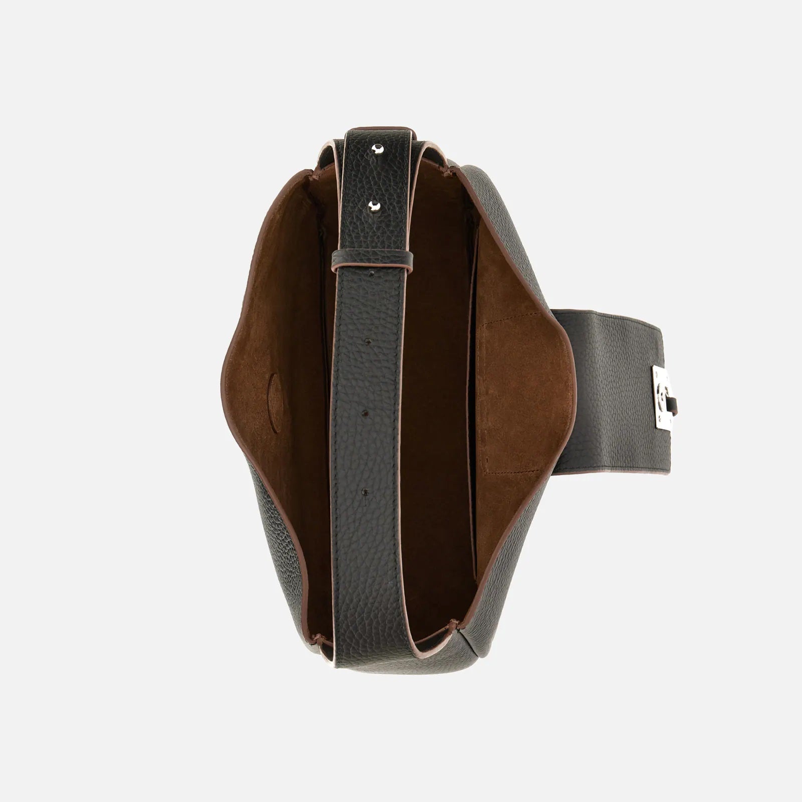 Black H01X Hobo Verticale Hobo Bag