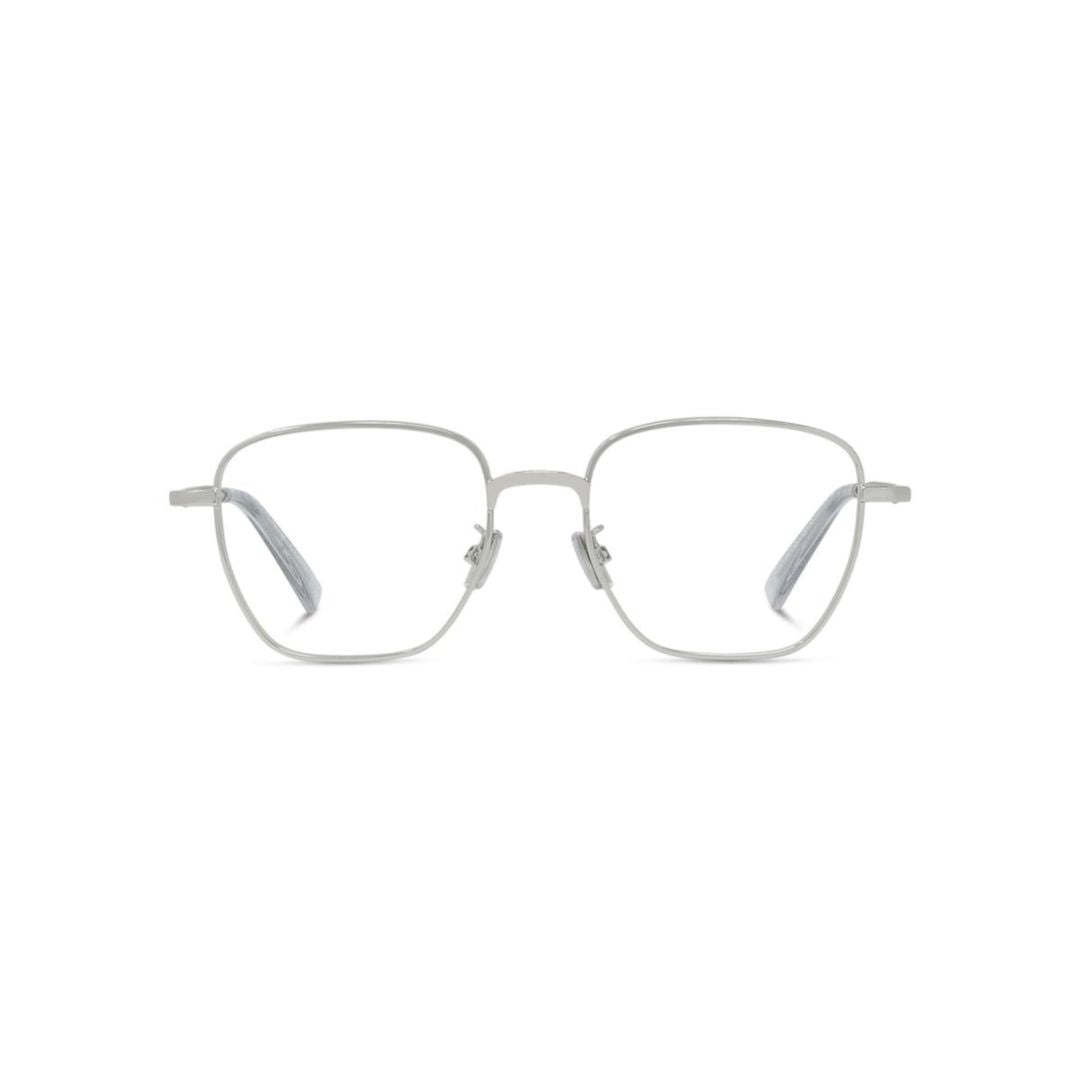 Kz50232u Slim Silver Metal Frame Eyeglasses
