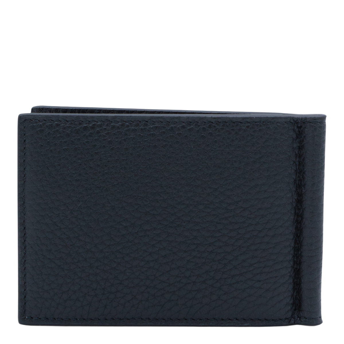 Matte Black Minimalist Wallet With Timeless Design