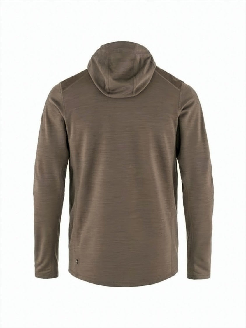 Minimalist Brown Padded Jacket with Hood