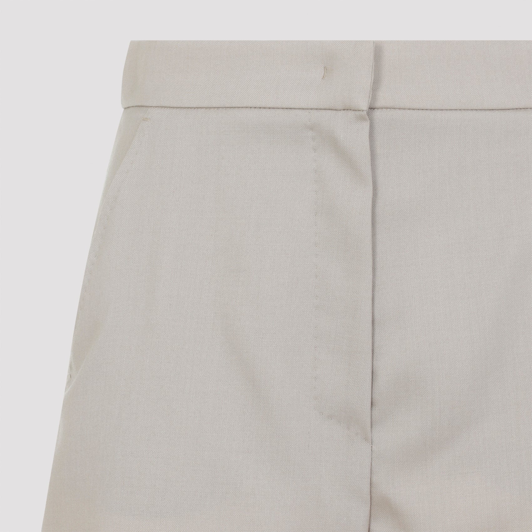 Nude & Neutrals Wool Blend Shorts