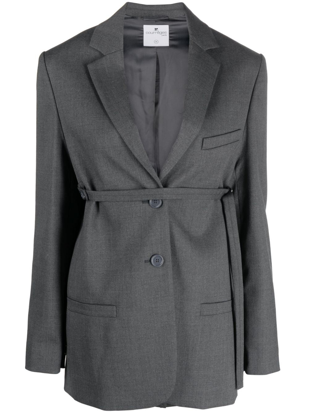 Tailored Belted Blazer