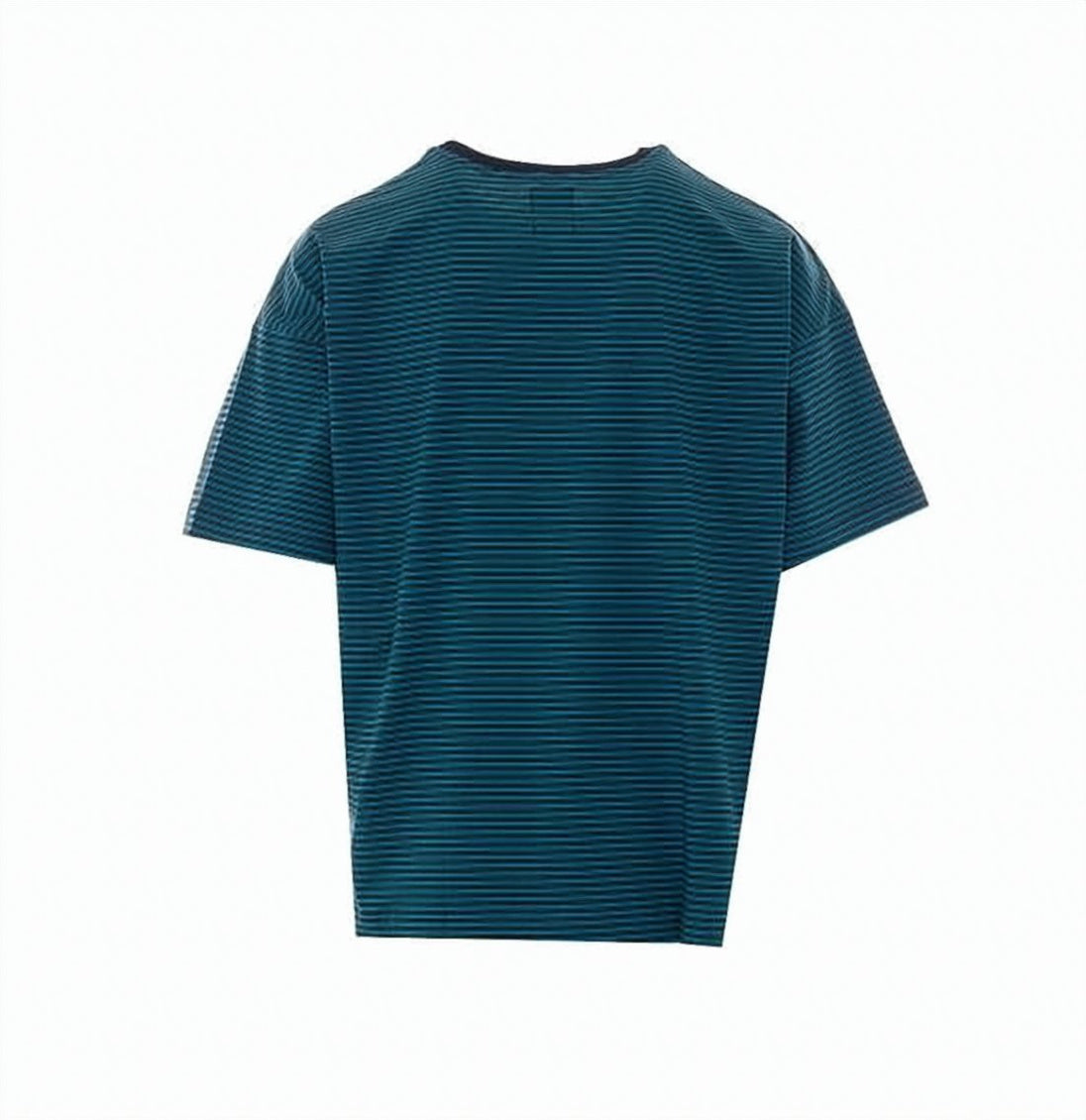 Short-Sleeve T-Shirt with Contrasting Collar