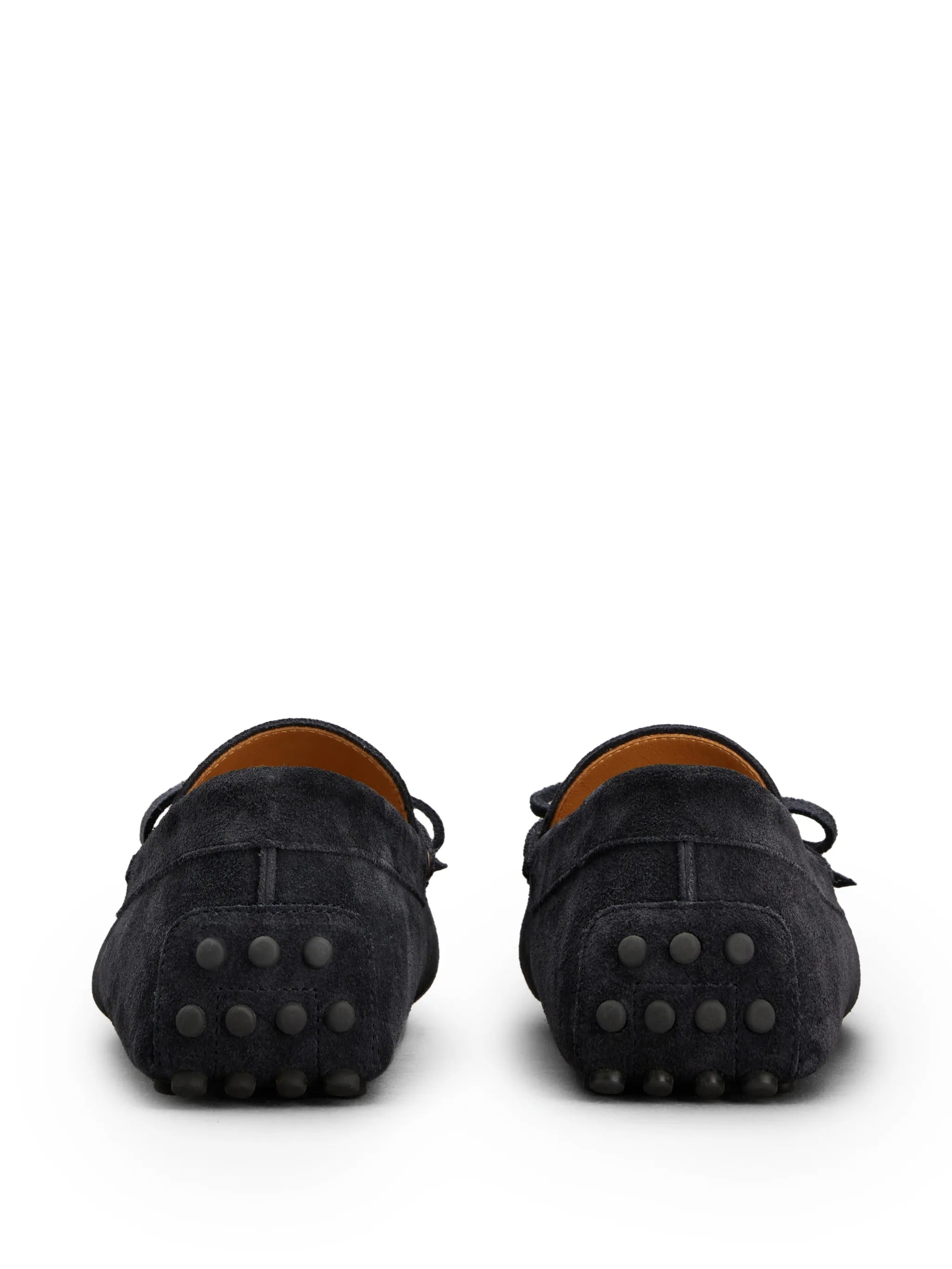 Calzature Suede Moccasin Toe Loafers