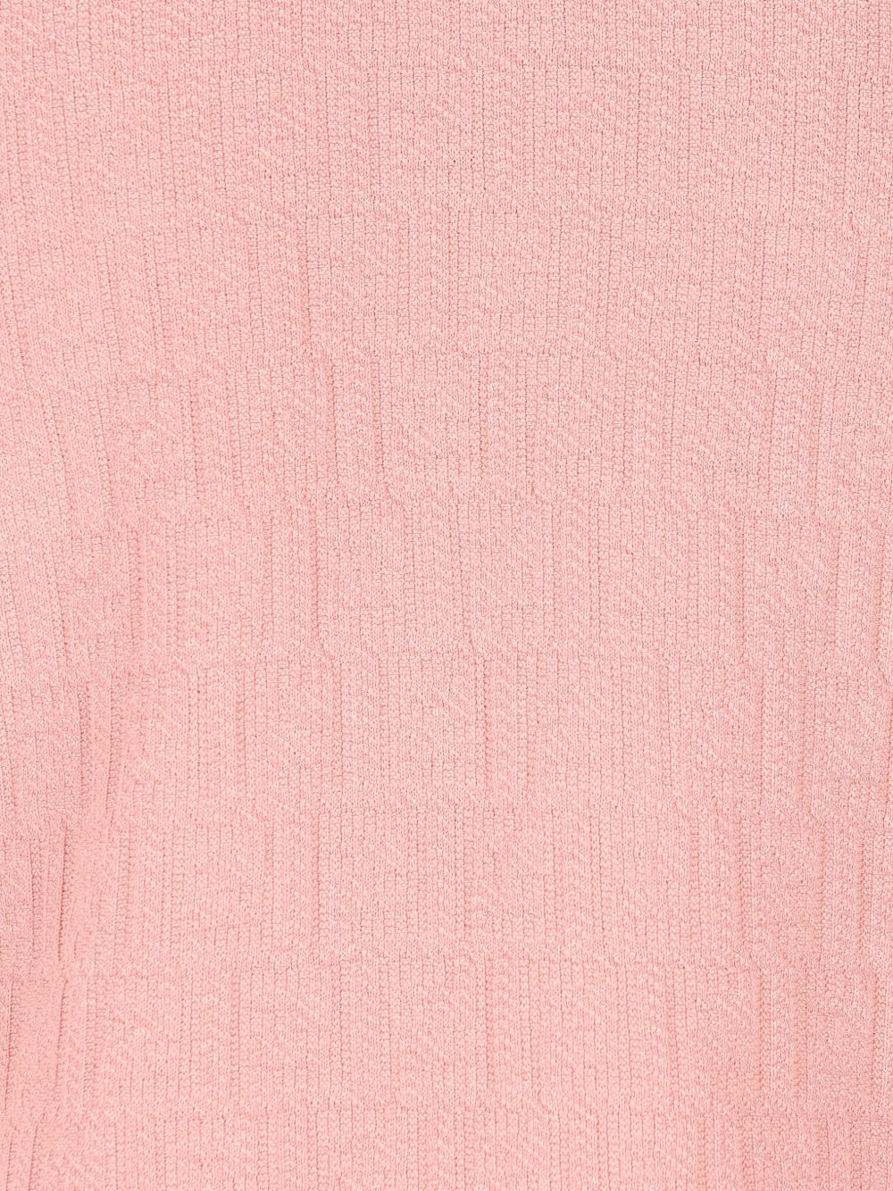 Jacquard Motif Cotton and Silk Jumper