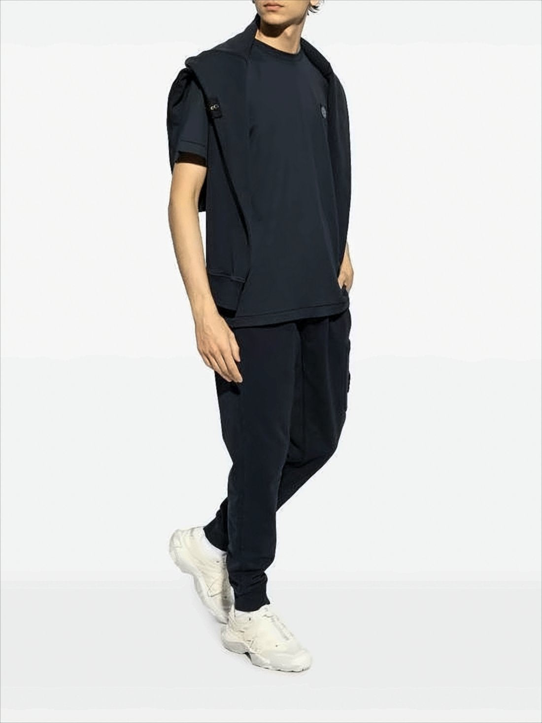Minimalistic Black Cotton T-Shirt