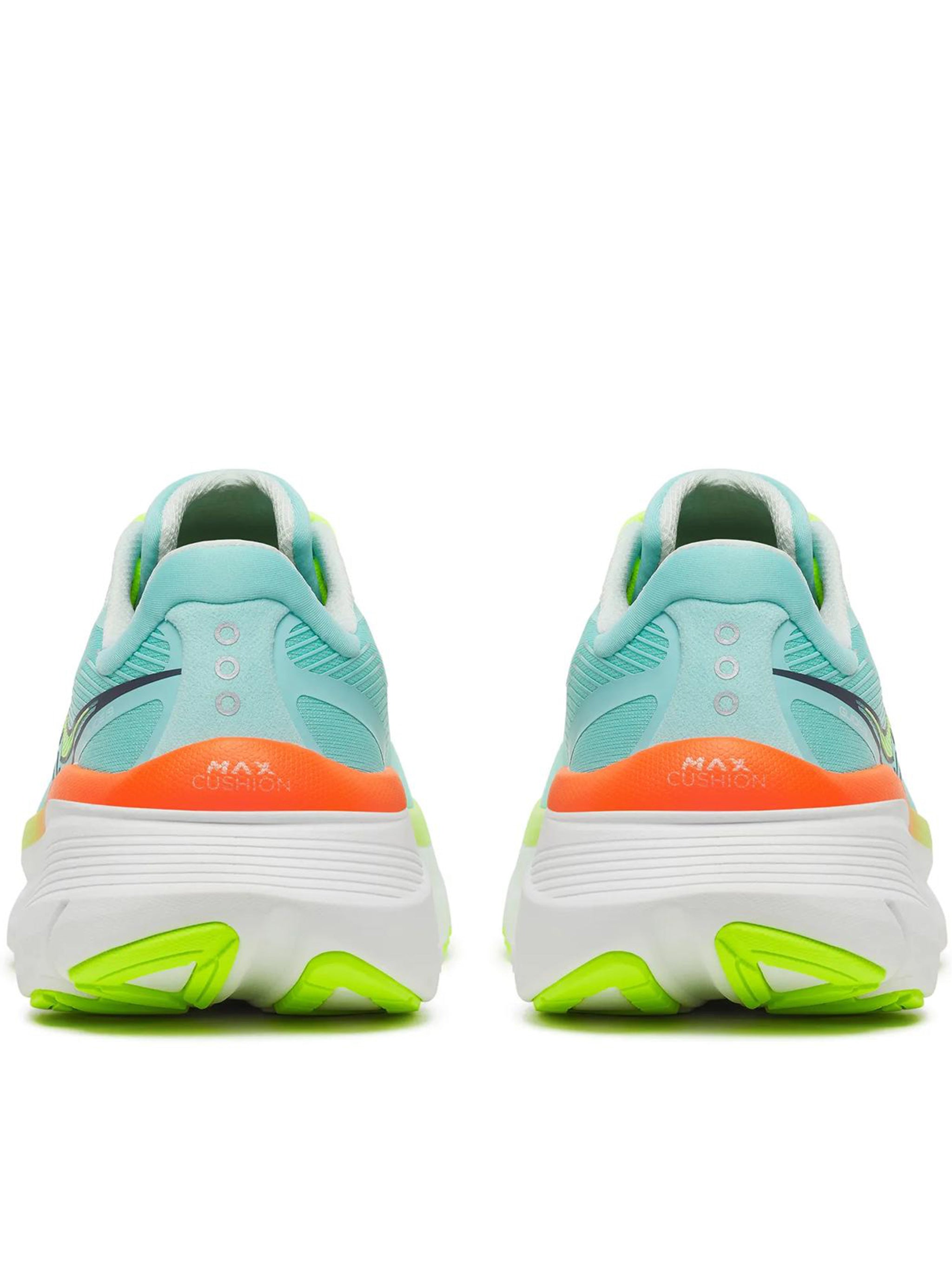 Breathable Mesh Athletic Sneakers with Neon Accents