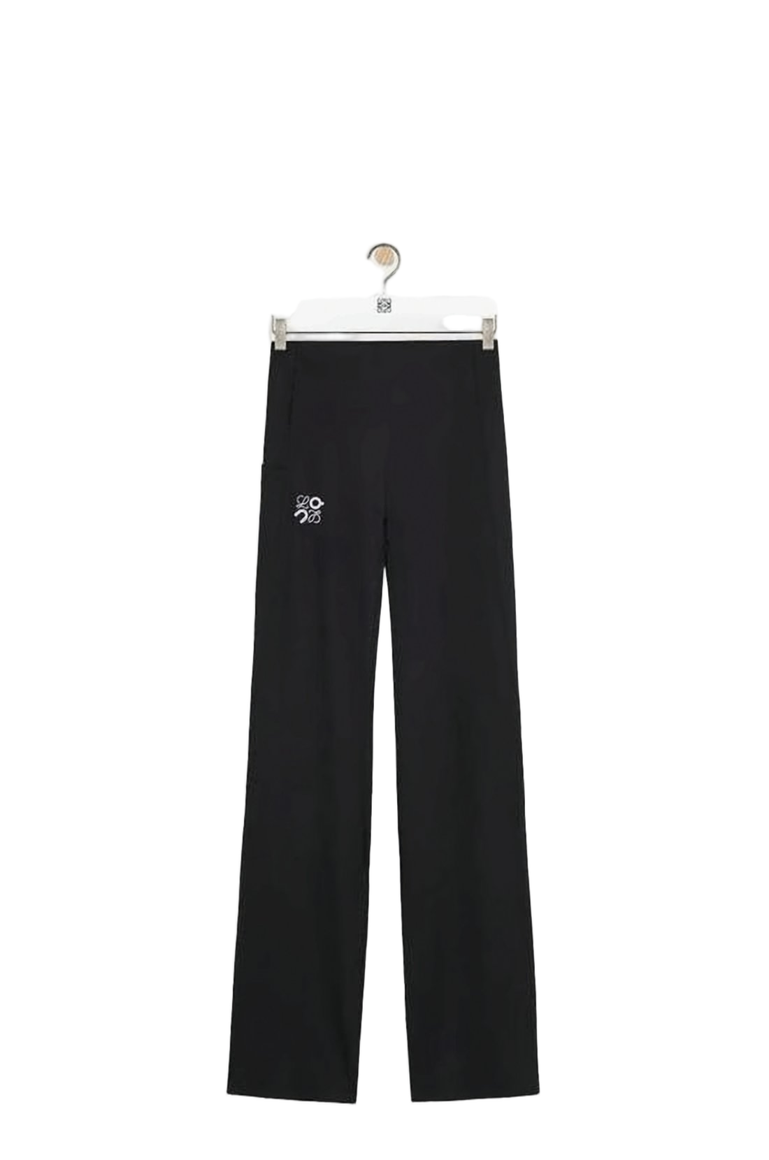 Sleek Fitted Straight-Leg Pants with High Waistband
