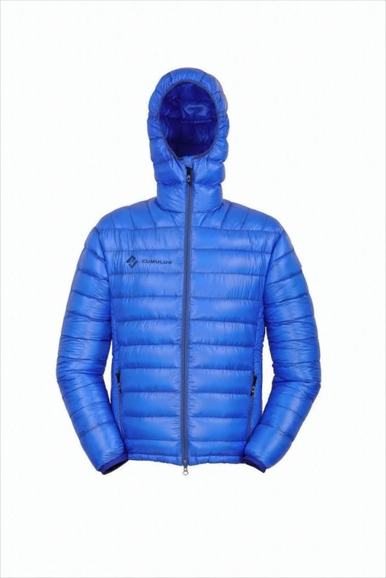Lightweight Hooded Padded Jacket With Horizontal Quilting
