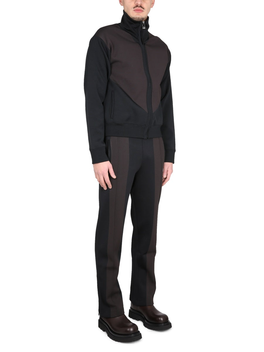 Technical Fabric Trousers with Elastic Waistband