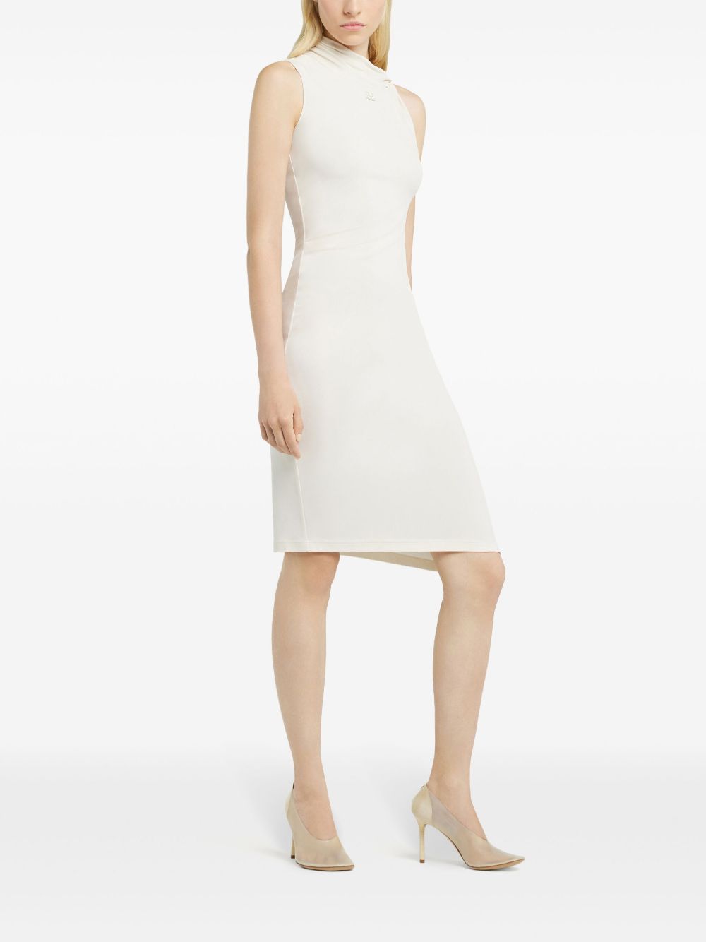 Asymmetrical Ecru Dress