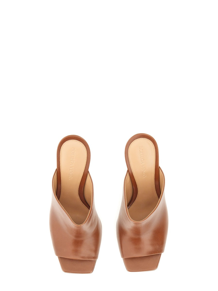 Mule-Style Shoe with Distinctive Knot Detail