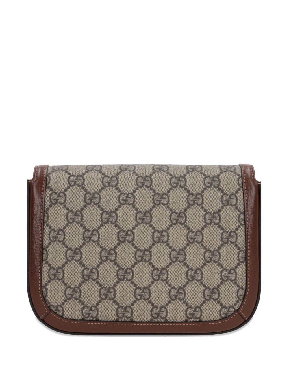 Beige Canvas Shoulder Bag