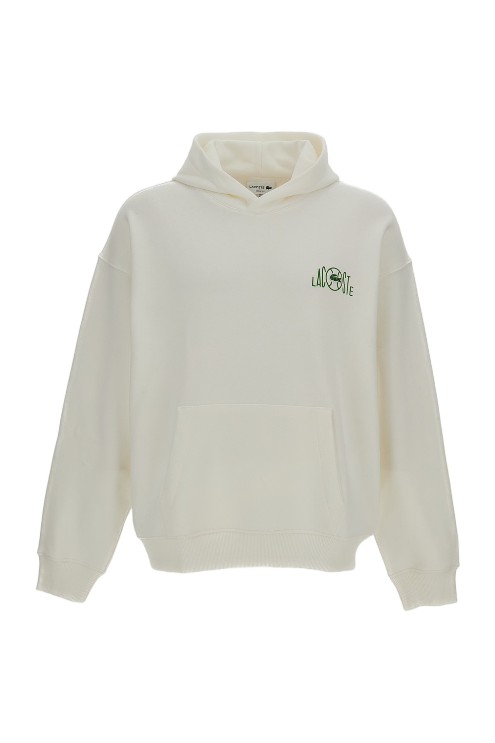 Relaxed Fit Cotton Hoodie with Front Kangaroo Pocket