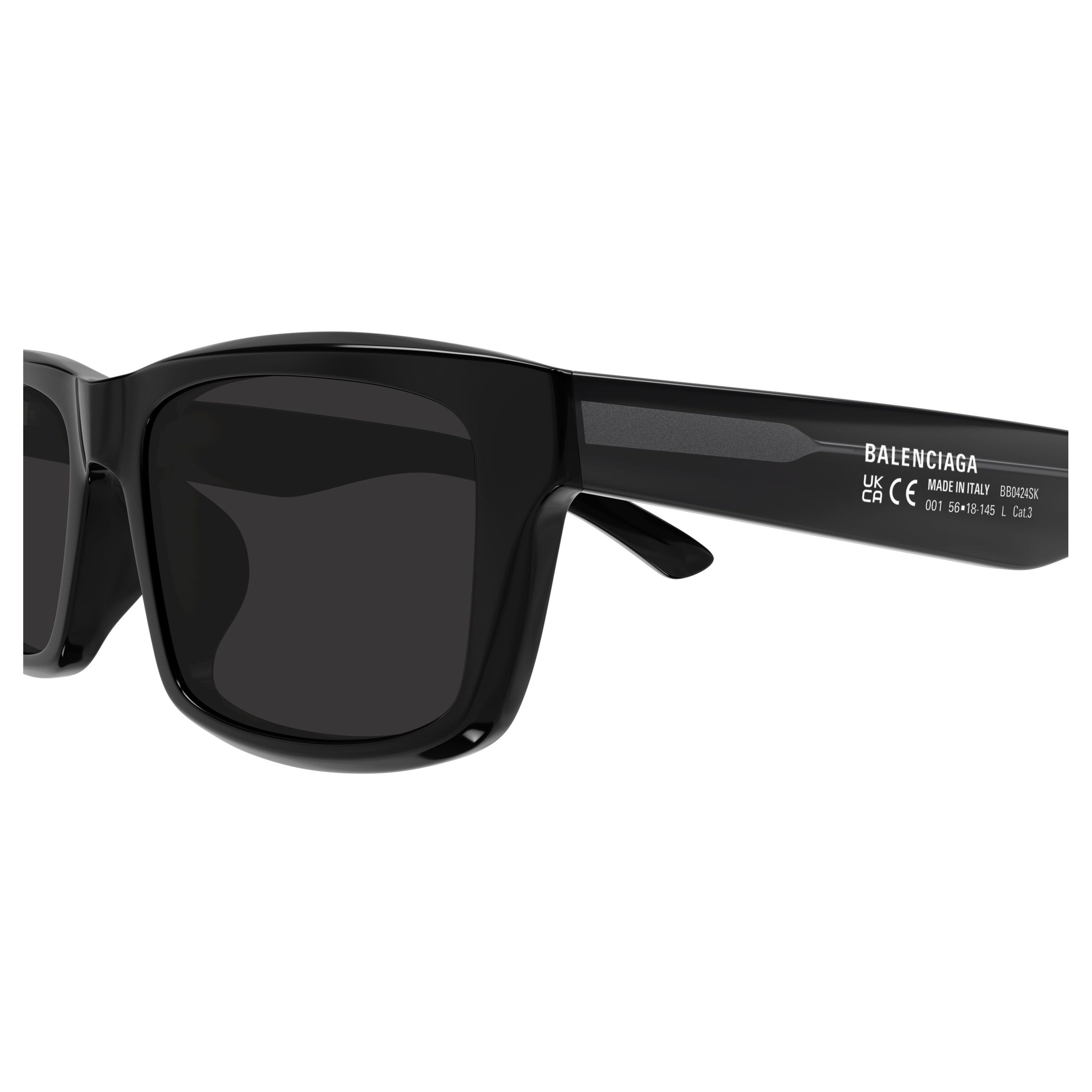 Bb0424sk Rectangular Frame Sunglasses in Recycled Acetate