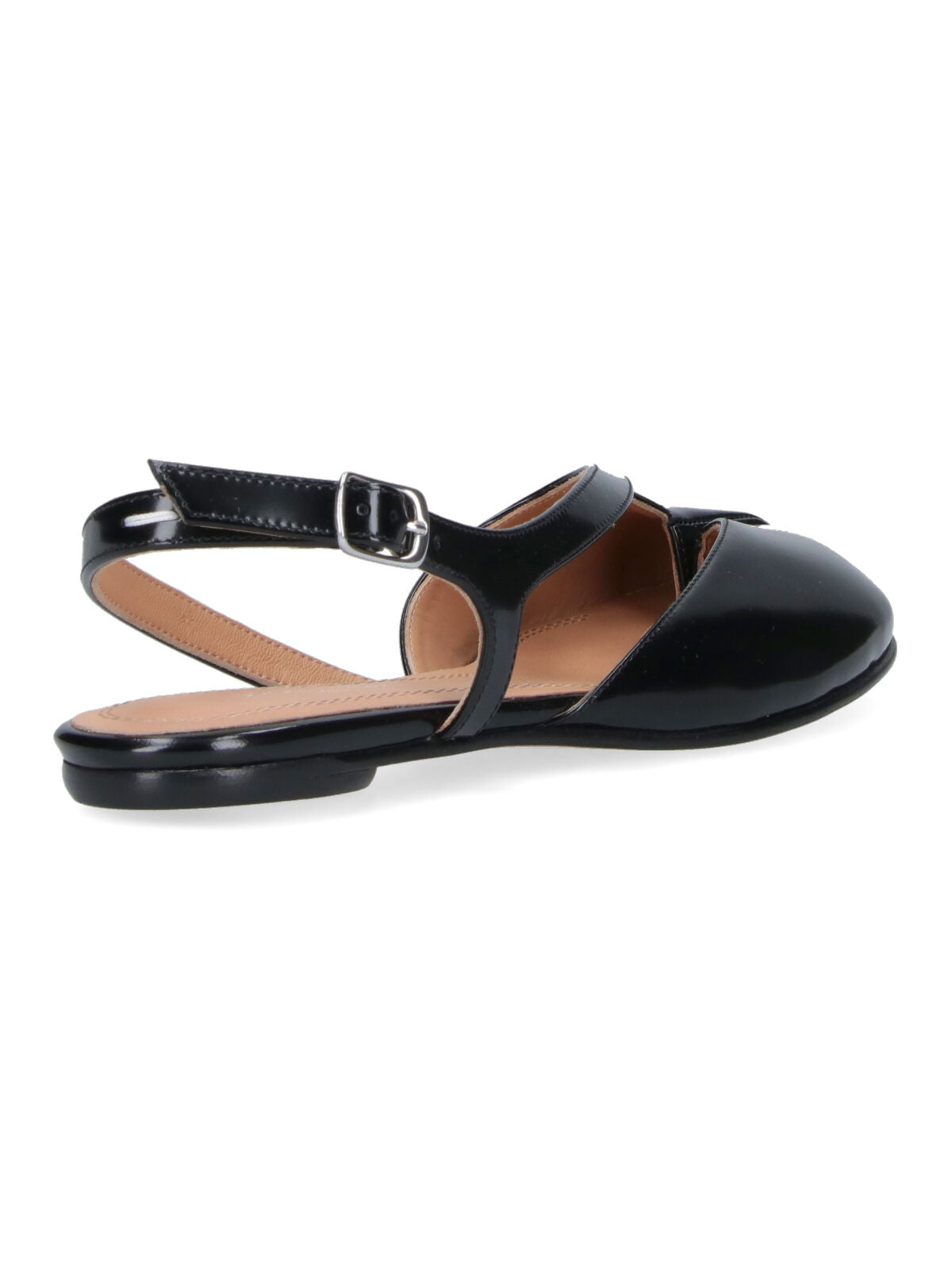"Tabi" Slingback Ballerinas Black