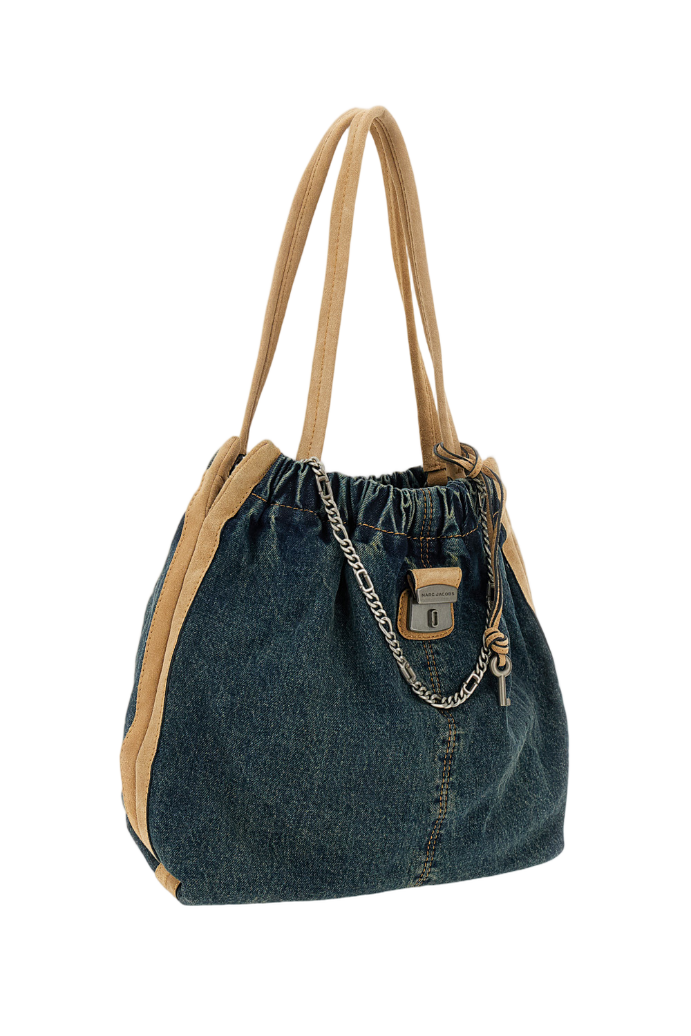 The Denim Suede Cristina Tote