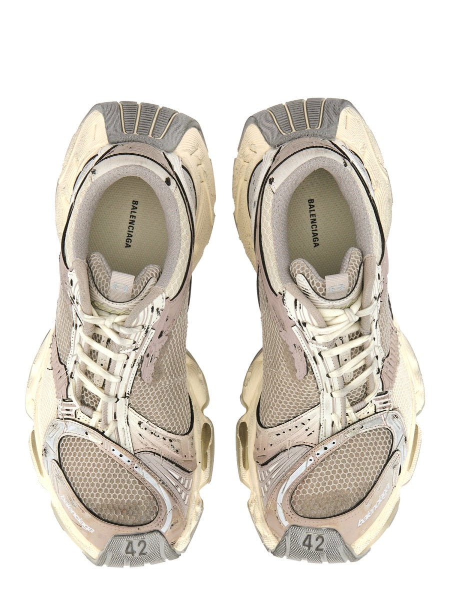 Layered Neutral Toned Sneakers With Chunky Sole