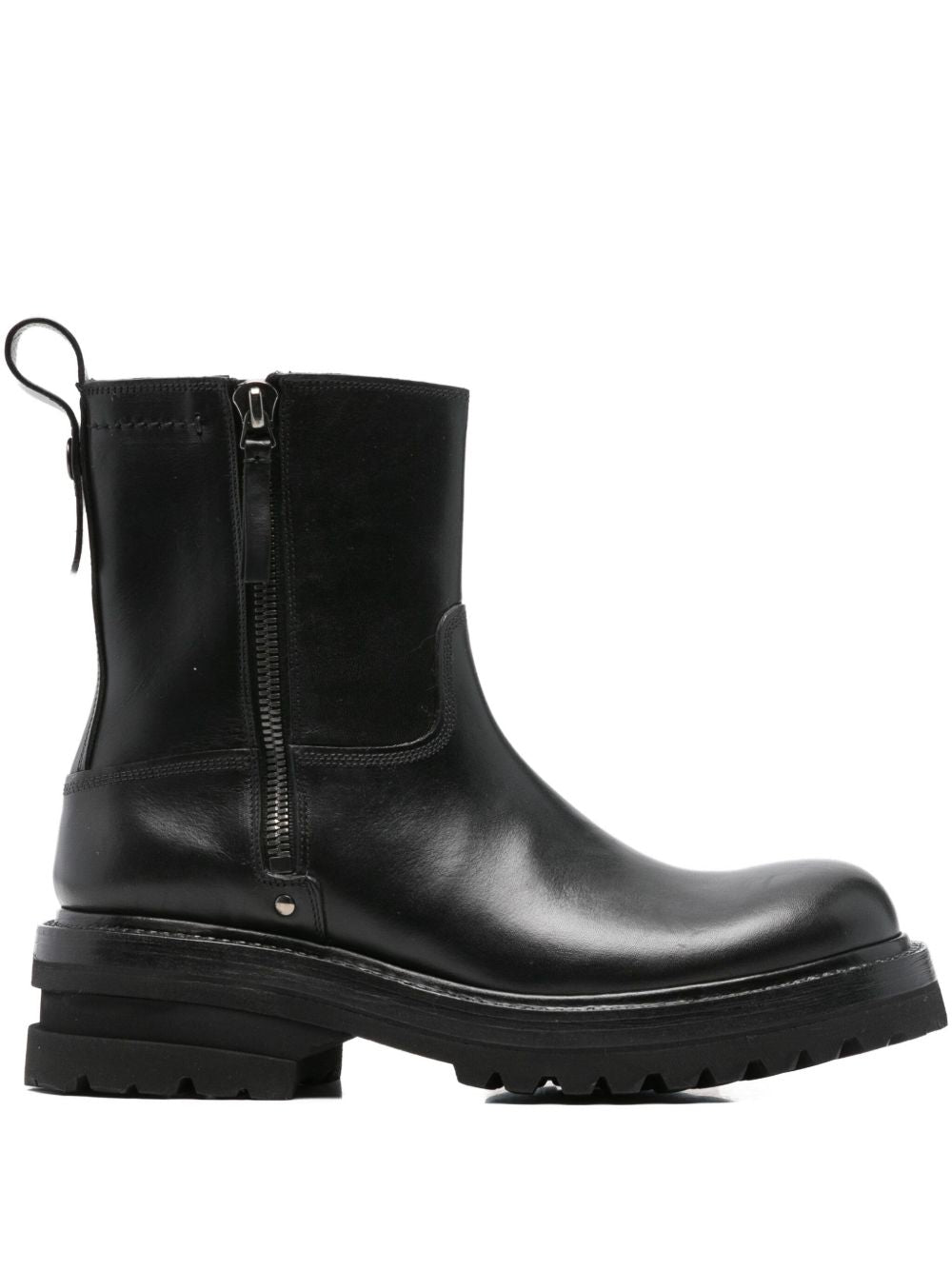 Black Leather Boots