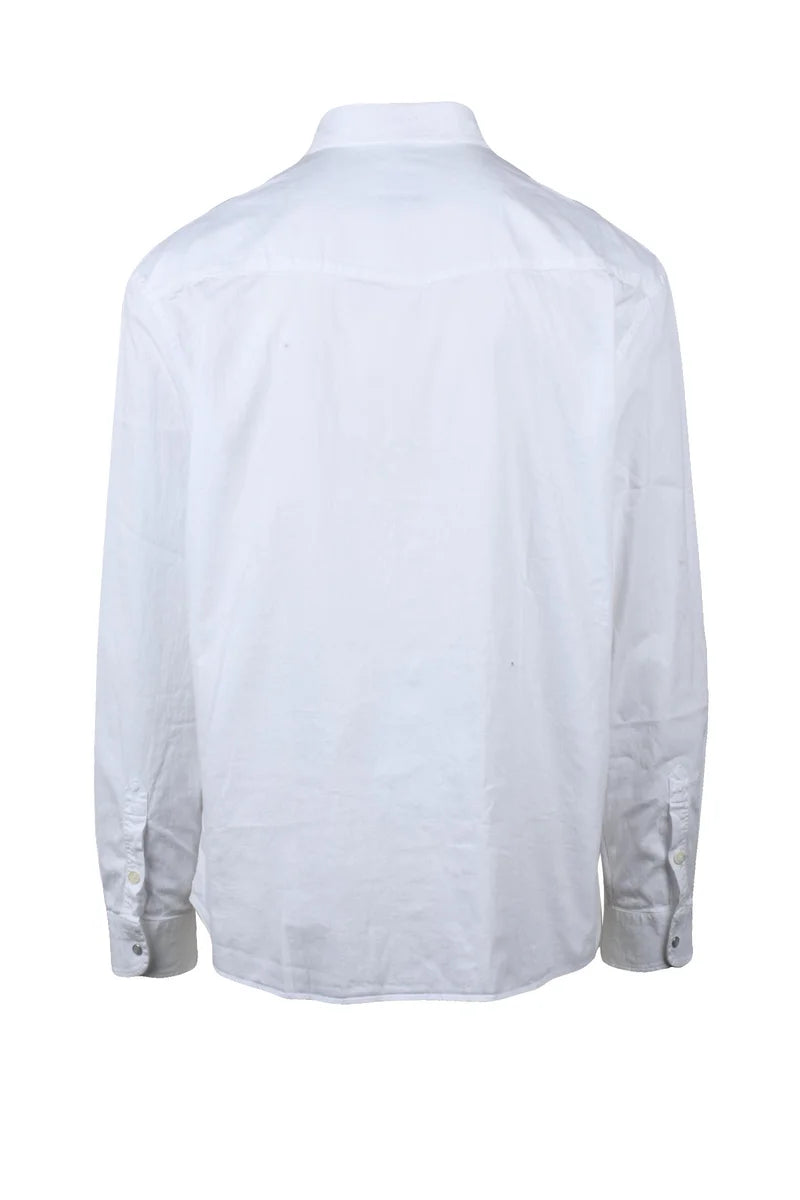 Cotton Elastane Shirt - White
