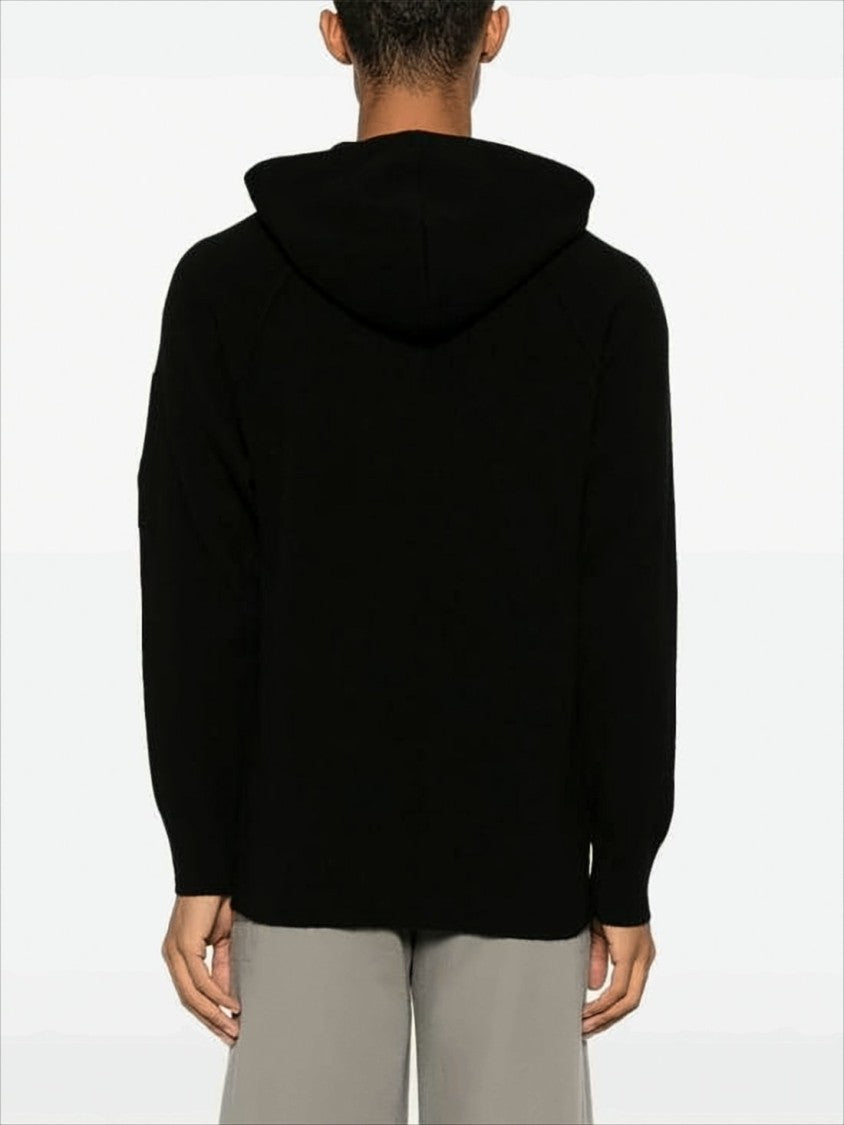Relaxed-Fit Hooded Sweatshirt In Soft Wool Blend