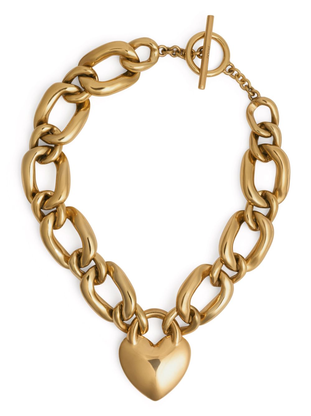 Polished Gold-tone Necklace
