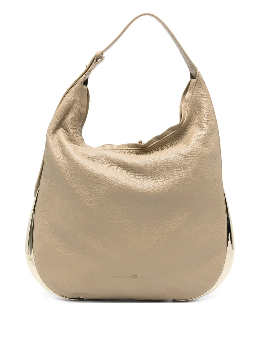 Structured Handbag With Top Handle And Detachable Shoulder Strap