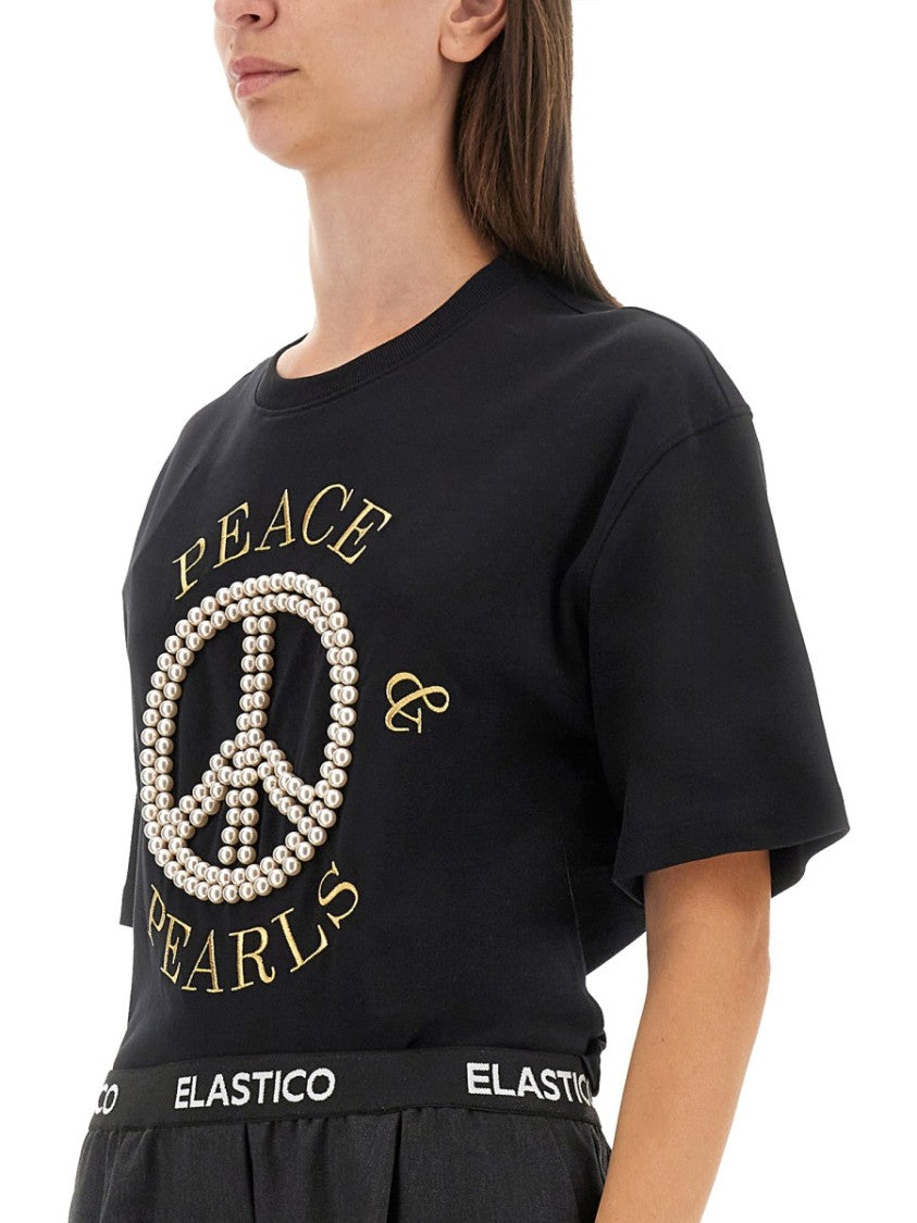 Cropped Black T-Shirt