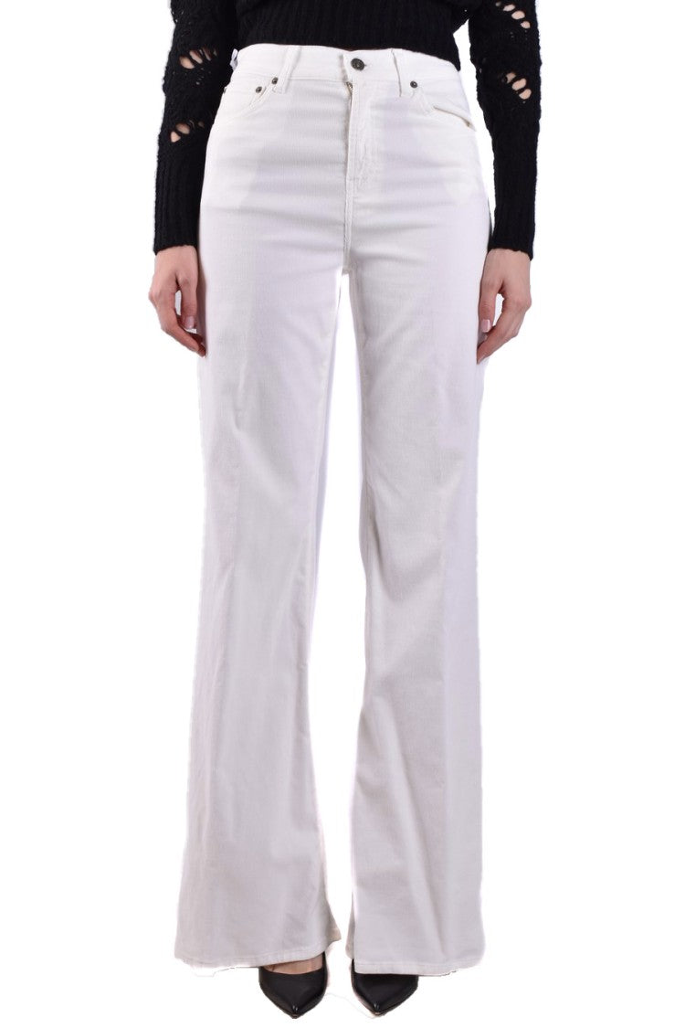 White Flared Leg Jeans