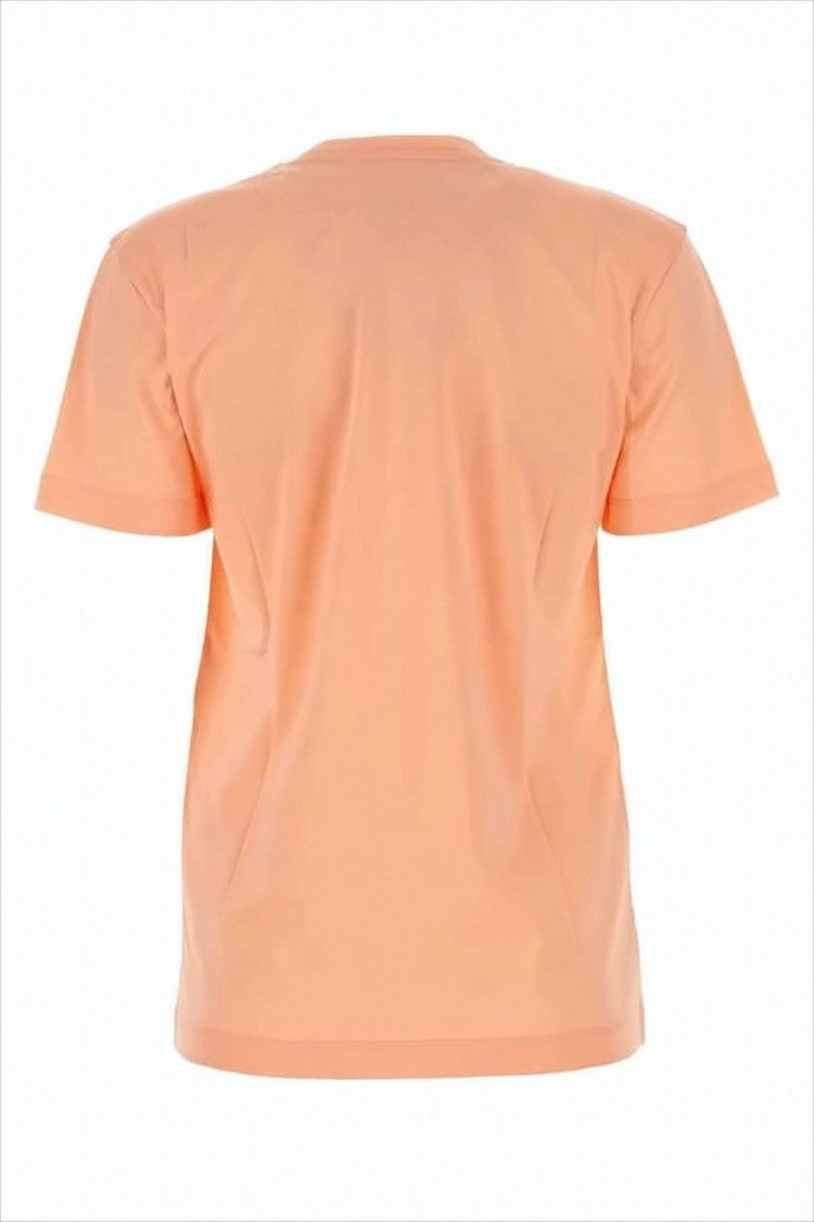 Classic Crew Neck Orange T-Shirt