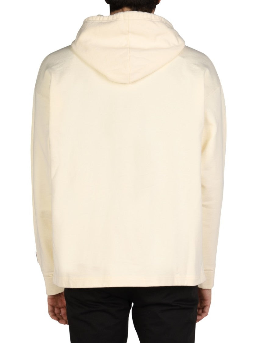 Logo-Embellished Cotton Sweatshirt With Drawstring Hood