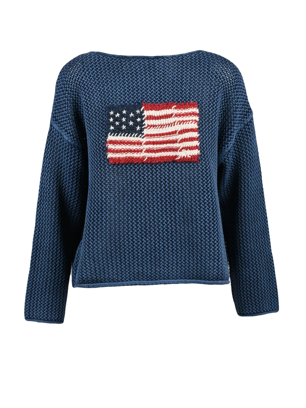 Blue Cotton Tricot Knit