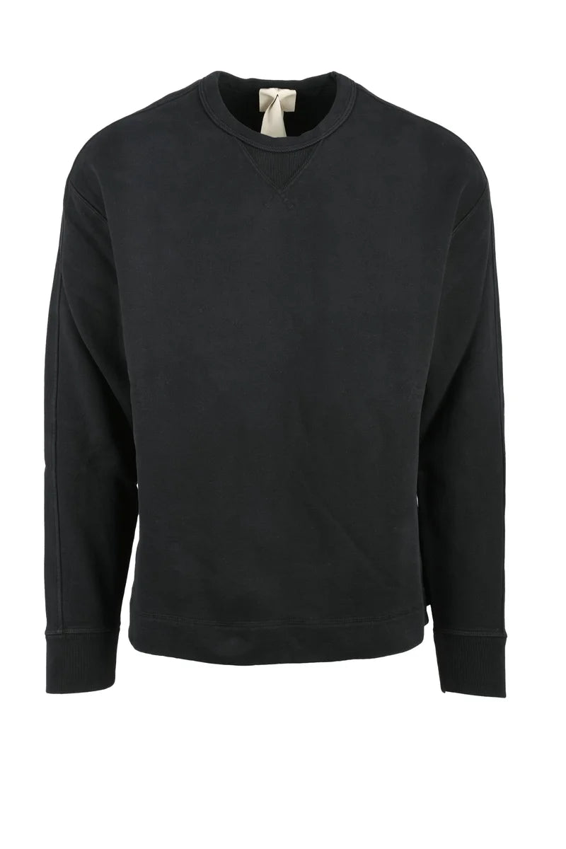 Crew Neck Sweatshirt - Black