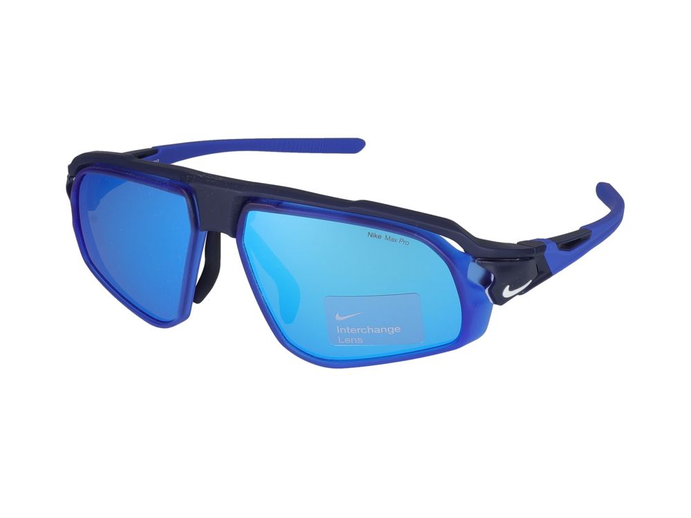 Sunglasses Nike FLYFREE M FV2391 410 Matte Navy/Blue Mirror/Volt 59/14/135