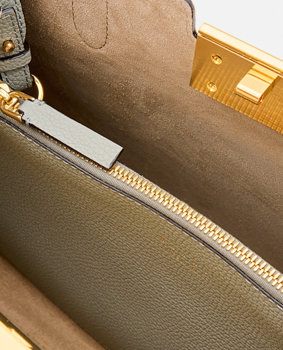 Two-Handle Leather Shoulder Bag