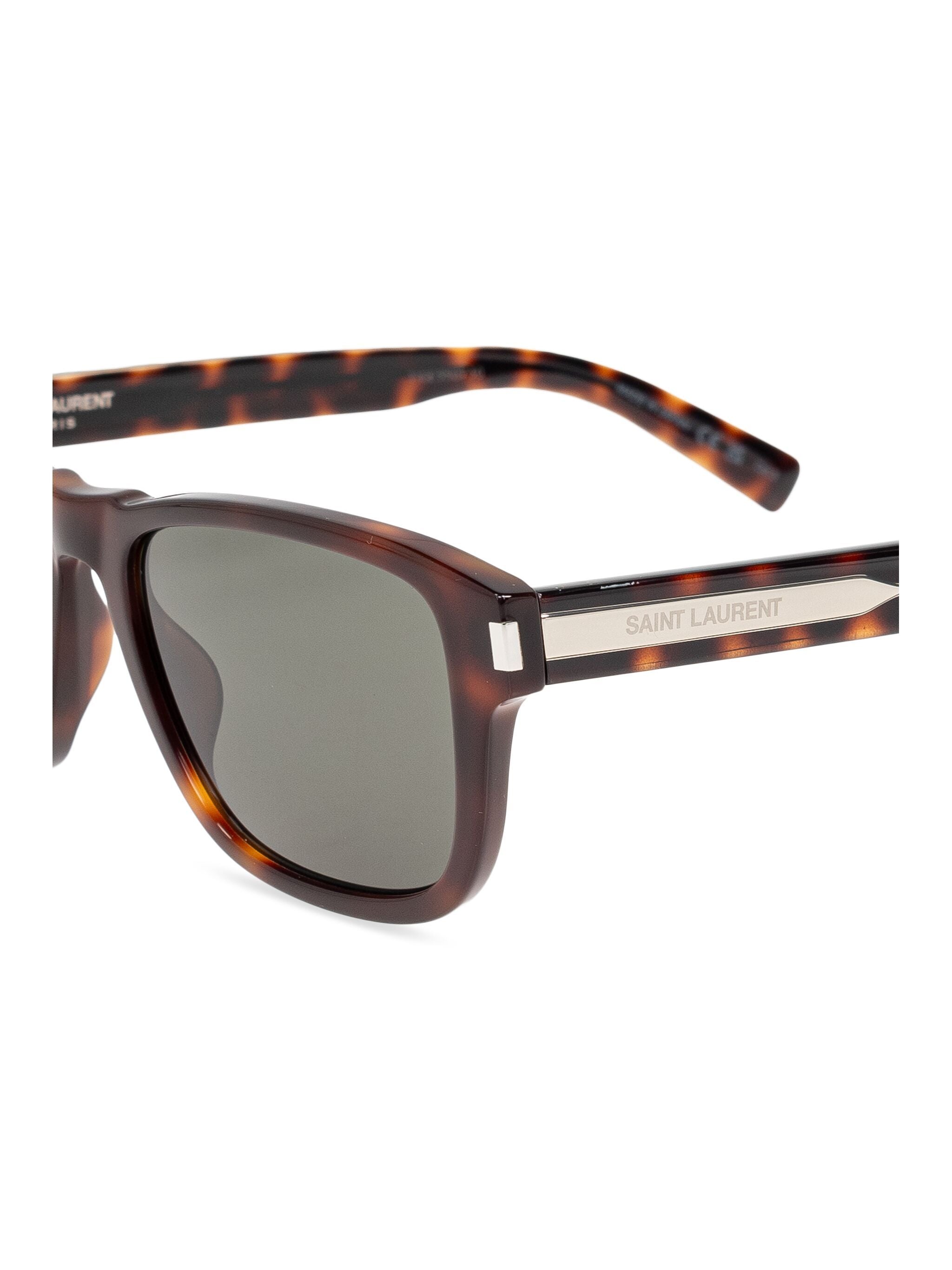 Brown Sl 710 Squared Sunglasses