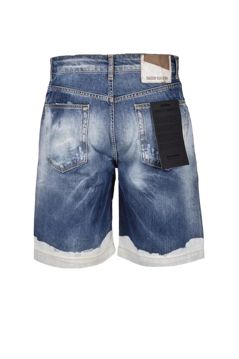 Denim Bermuda Shorts - Denim