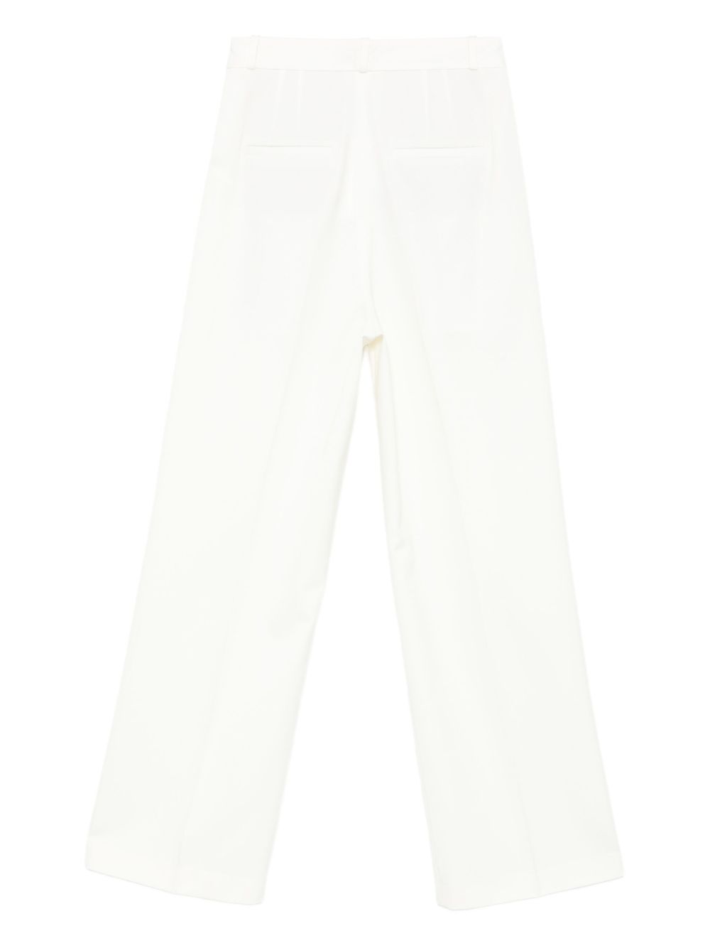 High-Waist Turn-Up Trousers