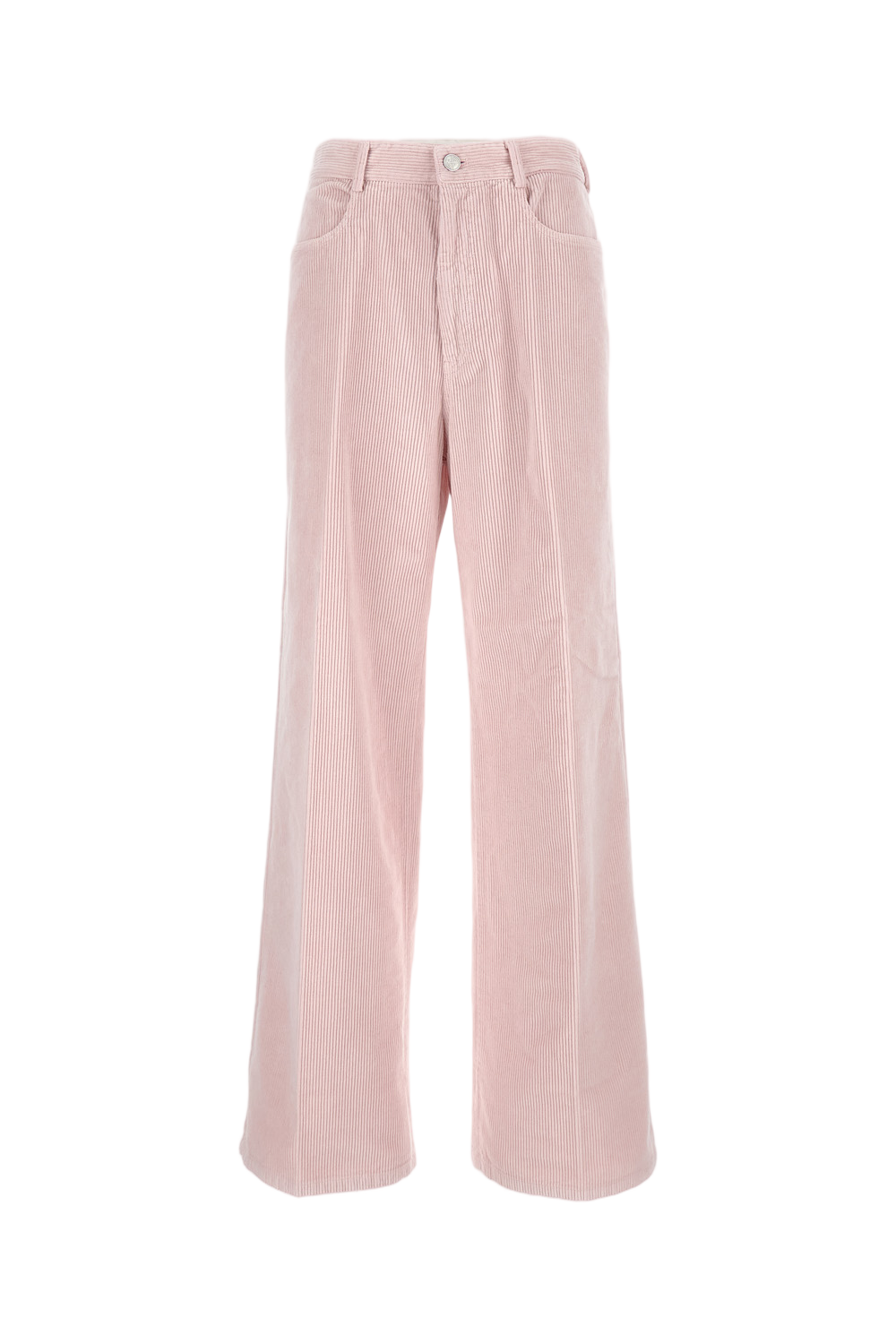Tailored Straight-Leg Trousers In Pink