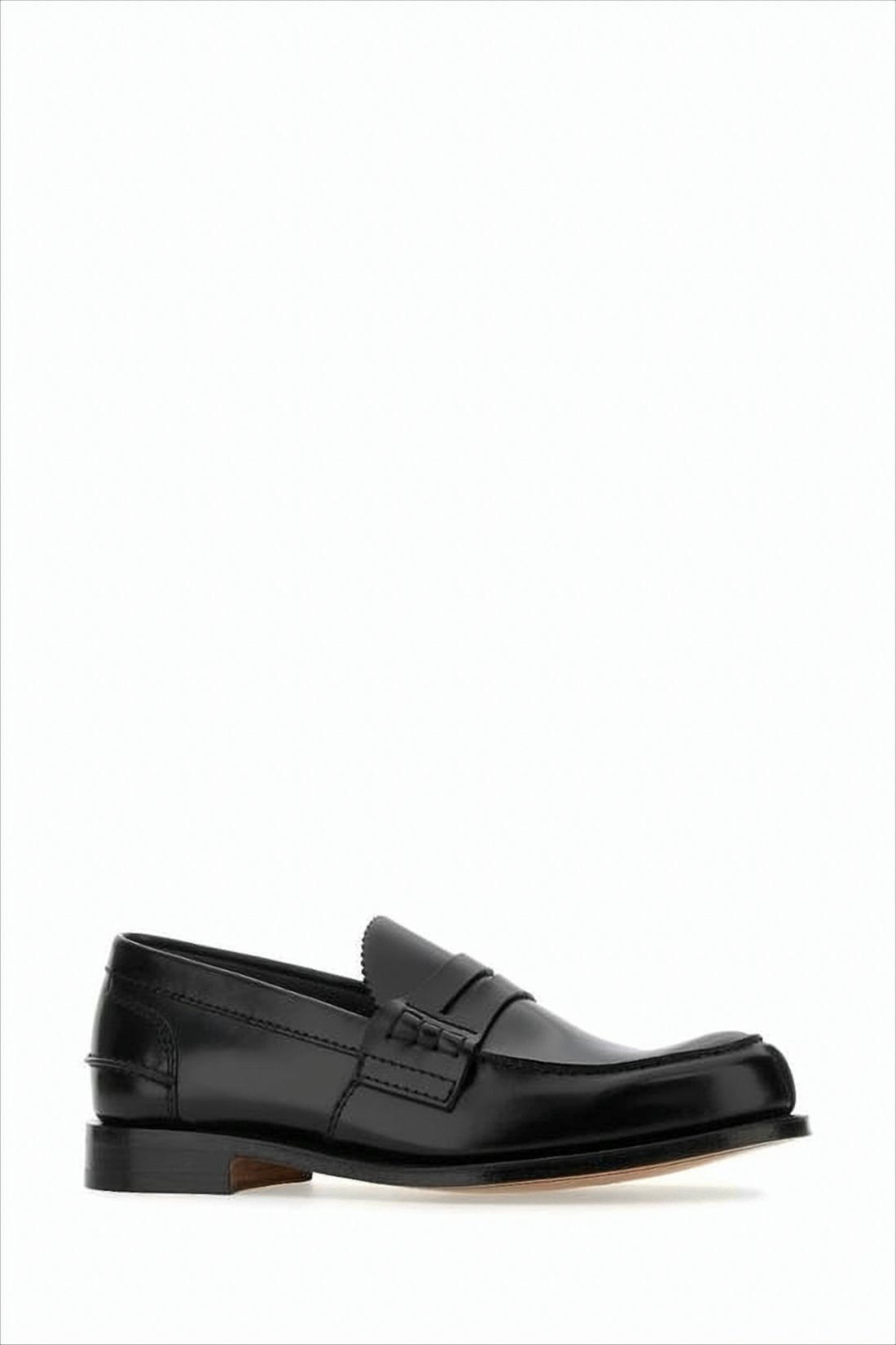 Polished Calf Leather Loafers