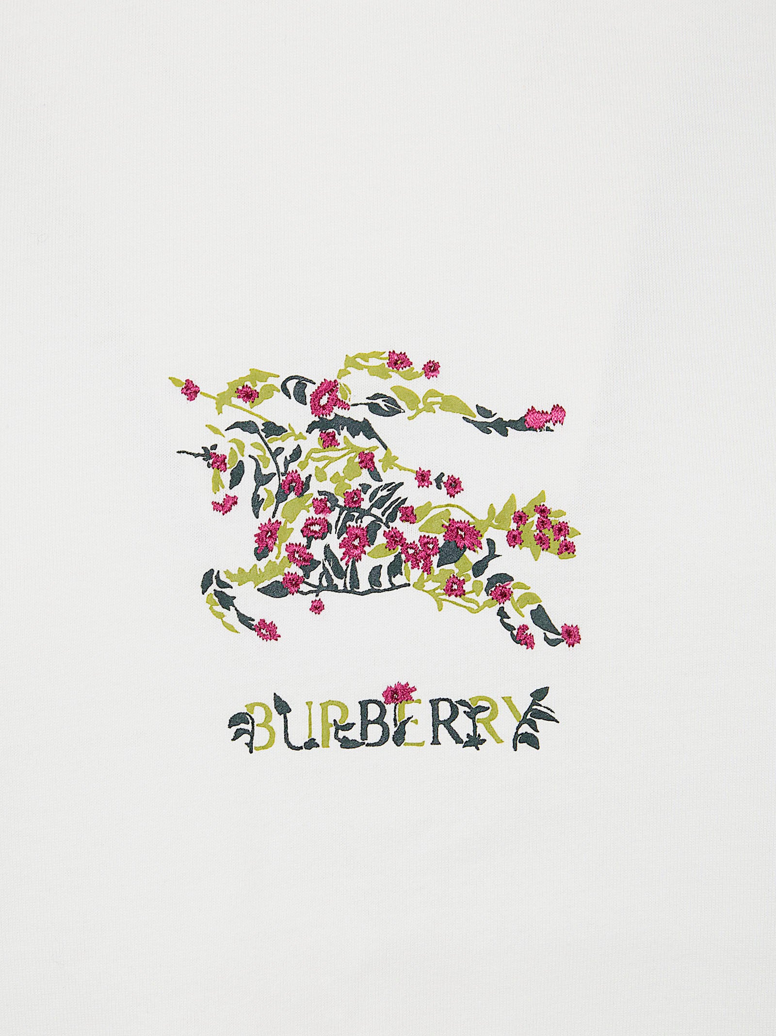 Boxy-Fit T-Shirt with Floral Graphic and Design
